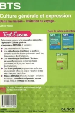 BTS culture générale et expression. Dans ma maison, invitation au voyage... Edition 2022-2023, Céline Vassas