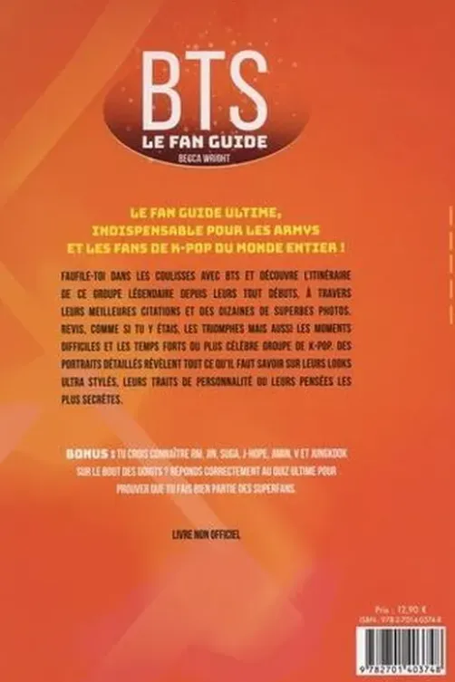 BTS. Le fan guide, Becca Wright
