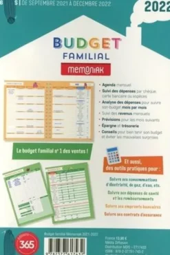 Budget familial. Edition 2021-2022, Bertrand Lobry