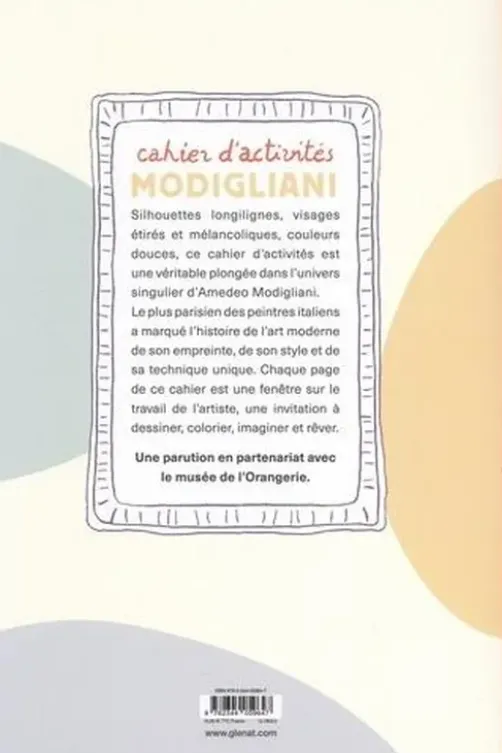 Cahier d'activités Modigliani, Caroline Laffon
