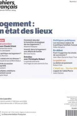 Cahiers français N° 437, Janvier-février 2024 : Logement : un état des lieux, Anne Duclos-Grisier