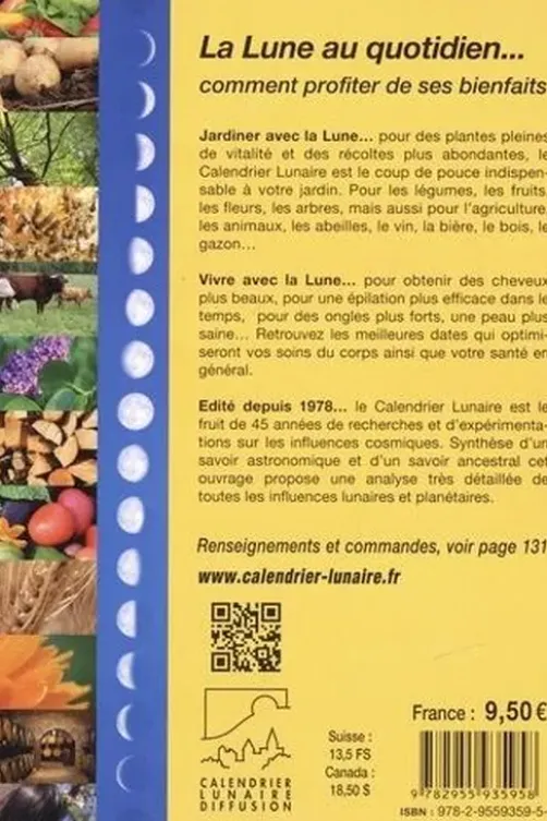 Calendrier lunaire. Edition 2024, Michel Gros