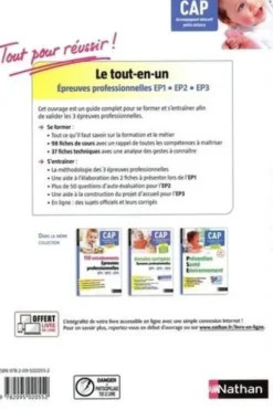 CAP Accompagnant éducatif petite enfance. Epreuves professionnelles EP1, EP2, EP3, Edition 2023, Louisa Rebih