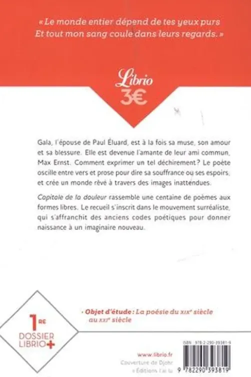 Capitale de la douleur, Paul Eluard