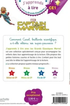 Captain Marvel. CE1, Isabelle Albertin