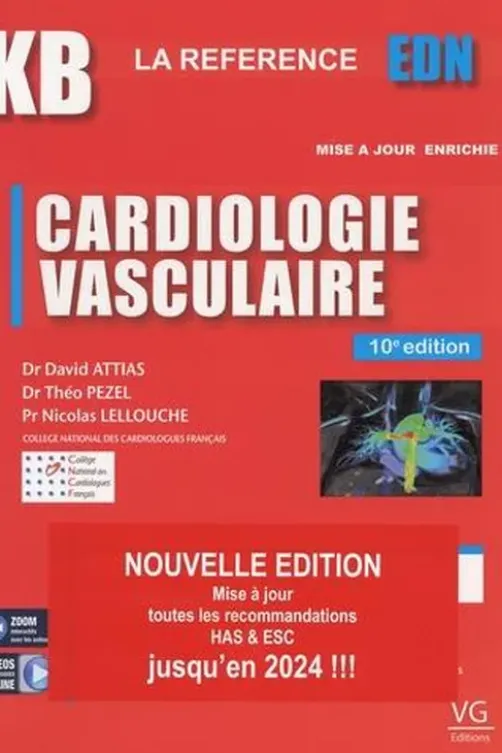 Cardiologie vasculaire. Pack en 2 volumes avec livret de fiches, Edition 2024, David Attias