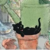 Carnet Le bonheur c'est un café, un livre et un chat, Larousse
