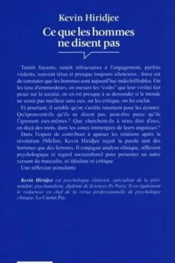 Ce que les hommes ne disent pas... Comprendre les malentendus entre les hommes et les femmes, Kevin Hiridjee