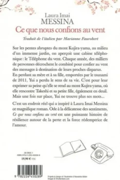 Ce que nous confions au vent, Laura Imai Messina
