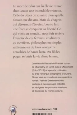 Ce qui vient au monde, Pascale Dewambrechies