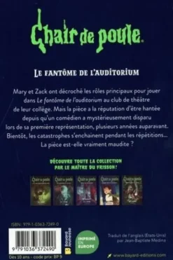 Chair de poule Tome 23 : Le fantôme de l'auditorium, R. L. Stine