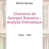 Chansons de Brassens, Michel Barlow