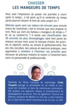 Chasser les mangeurs de temps. Revenir à l'essentiel, Cindy Chapelle
