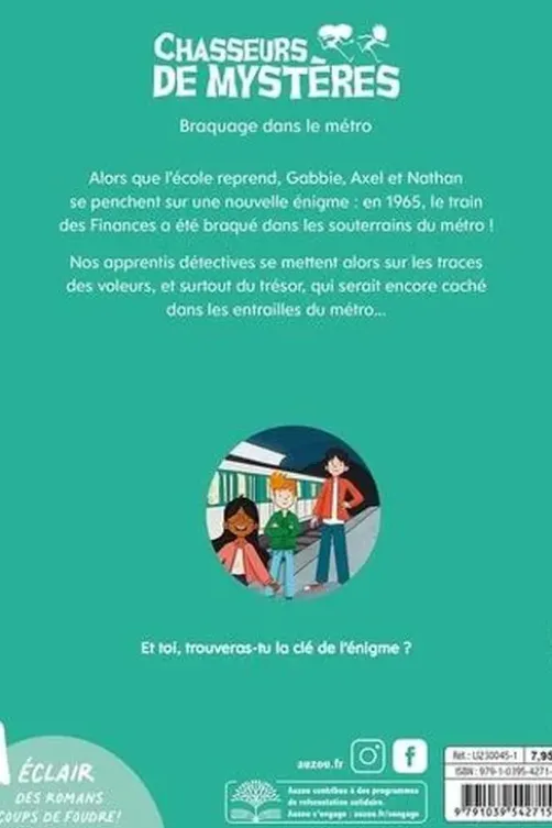 Chasseurs de mystères : Braquage dans le métro, Vincent Raffaitin