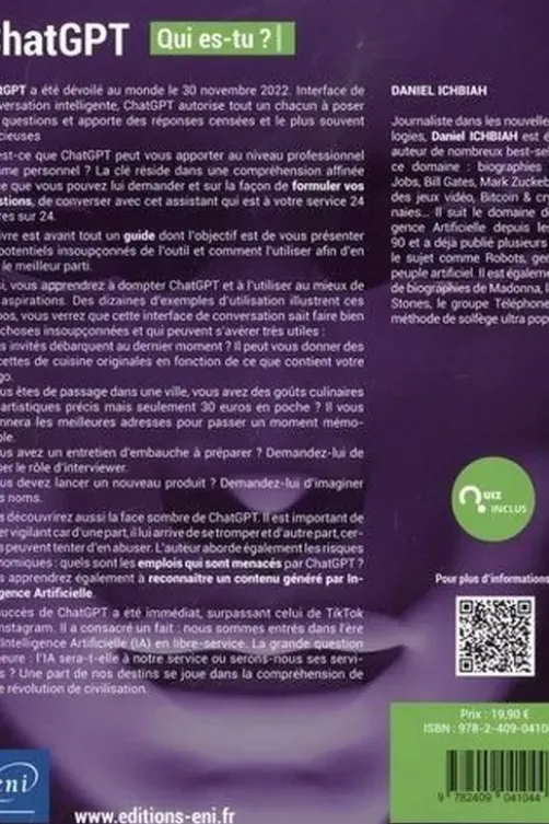 ChatGPT. Qui es-tu ?, Daniel Ichbiah