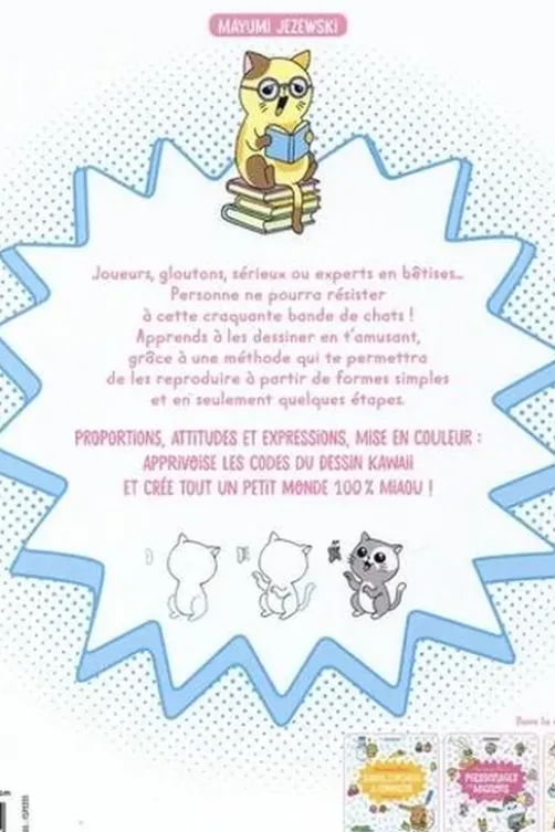 Chats & chatons vraiment adorables étape par étape, Mayumi Jezewski