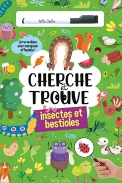 Cherche et trouve les insectes et bestioles. Avec 1 marqueur effaçable, Huynh Kim