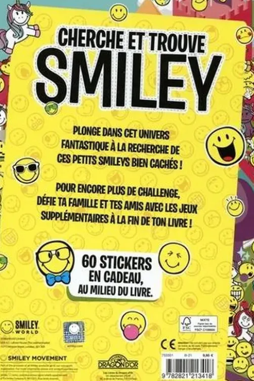 Cherche-et-trouve Smiley. Avec 60 stickers offerts, SmileyWorld
