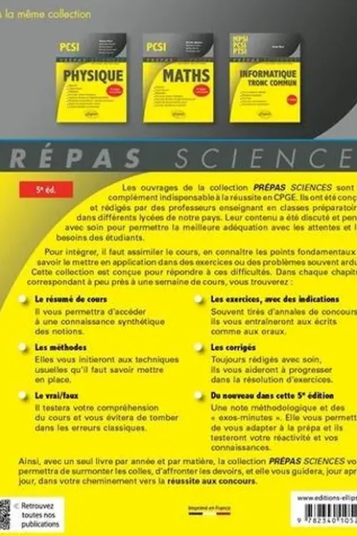 Chimie PCSI, Elsa Choubert