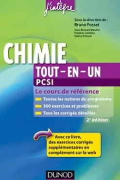 Chimie tout-en-un PCSI. 2e édition, Bruno Fosset