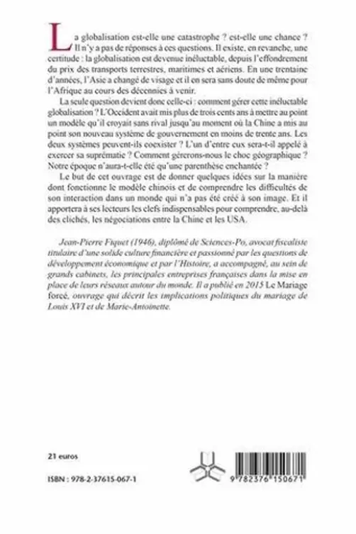 Chine 2020. L'illusion d'une prospérité sans fin, Jean-Pierre Fiquet