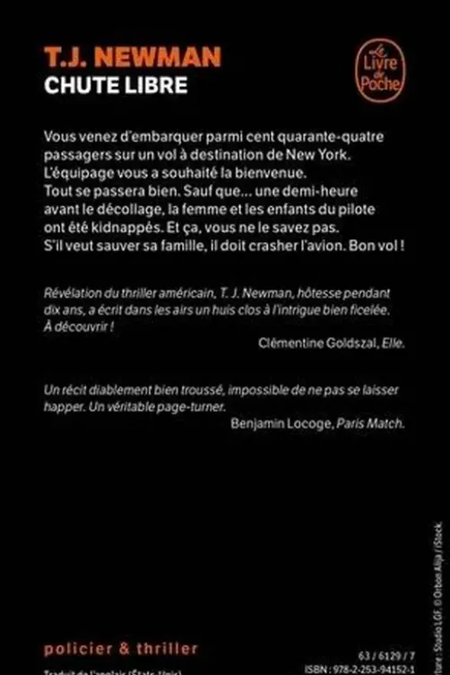 Chute libre, T. J. Newman