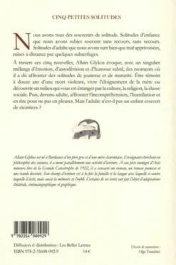 Cinq petites solitudes, Allain Glykos