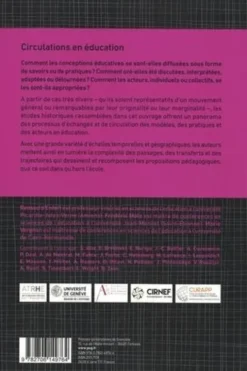 Circulations en éducation. Passages, transferts, trajectoires (XIX-XXe siècles), Renaud d' Enfert