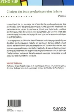 Clinique des états psychotiques chez l'adulte. 2e édition, Vincent Di Rocco