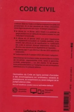 Code civil annoté. Edition 2024, Xavier Henry