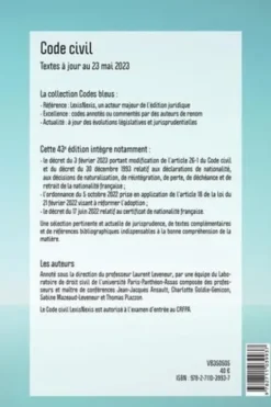 Code civil. Edition 2024, Laurent Leveneur