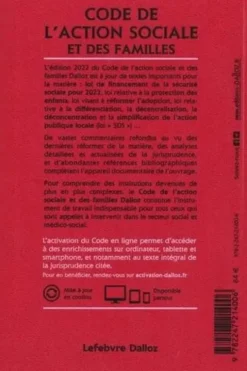 Code de l'action sociale et des familles. Annoté et commenté, Edition 2022, Michel Borgetto