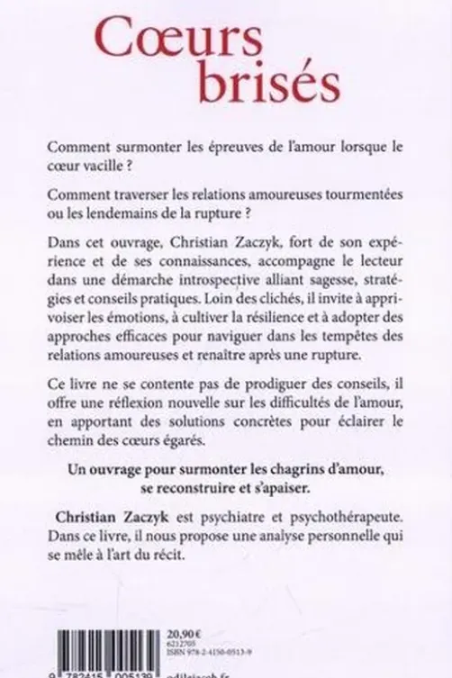 Coeurs brisés et relations amoureuses tourmentées, Christian Zaczyk