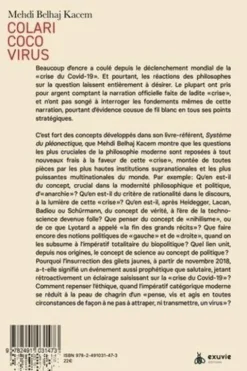 Colaricocovirus. D'un génocide non conventionnel, Mehdi Belhaj Kacem
