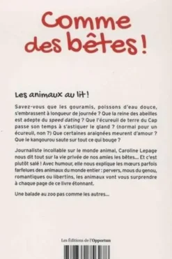 Comme des bêtes ! Les animaux au lit, Caroline Lepage