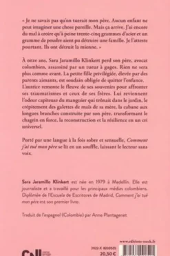 Comment j'ai tué mon père, Sara Jaramillo Klinkert