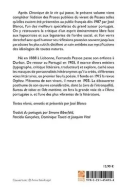 Comment les autres nous voient. Proses publiées du vivant de l’auteur Tome 2, 1923-1935, Fernando Pessoa