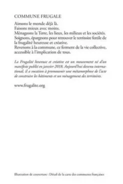 Commune frugale. La révolution du ménagement, Pour une frugalité heureuse