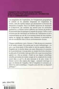 Communication et Langages N° 217, novembre 2023 : L’enquête par le proche ou en proximité : quels enjeux pour les sciences de l'information et de la communication ?, Pauline Brouard