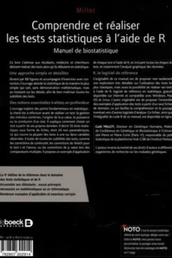 Comprendre et réaliser les tests statistiques à l'aide de R. Manuel de biostatistique, 4e édition, Gaël Millot