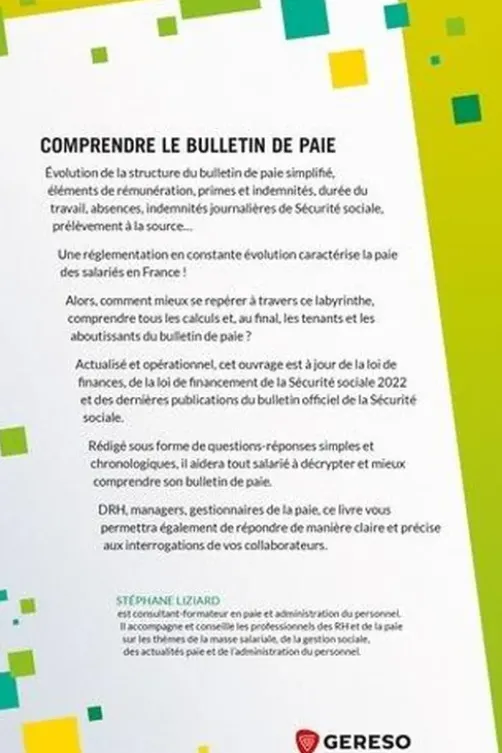 Comprendre le bulletin de paie, Stéphane Liziard