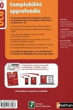 Comptabilité approfondie DCG 10. Manuel et applications, Edition 2021-2022, Odile Barbe