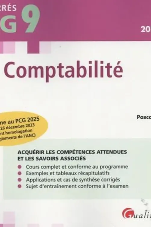 Comptabilité DCG 9. Edition 2024-2025, Pascale Recroix