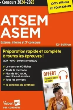 Concours ATSEM - ASEM. Concours externe, interne et 3e concours, Edition 2024-2025, Elodie Laplace