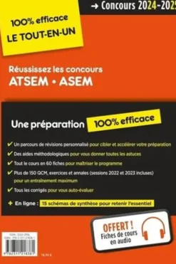 Concours ATSEM - ASEM. Concours externe, interne et 3e concours, Edition 2024-2025, Elodie Laplace