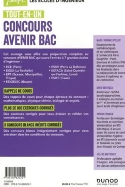 Concours Avenir Bac. Tout-en-un, Edition 2021, Marie-Virginie Speller