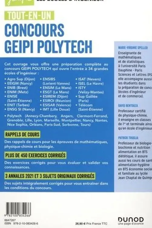 Concours Geipi Polytech. Tout-en-un, 4e édition, Marie-Virginie Speller