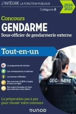 Concours Gendarme, sous-officier de gendarmerie externe Catégorie B. Tout-en-un, Edition 2024-2025, Isabelle Capestan