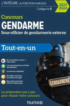 Concours Gendarme, sous-officier de gendarmerie externe. Tout-en-un, Edition 2023-2024, Benoît Priet