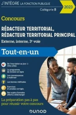 Concours Rédacteur territorial, Rédacteur territorial principal. Externe, interne et 3e voie. Tout en un, Edition 2023, Francis Pian